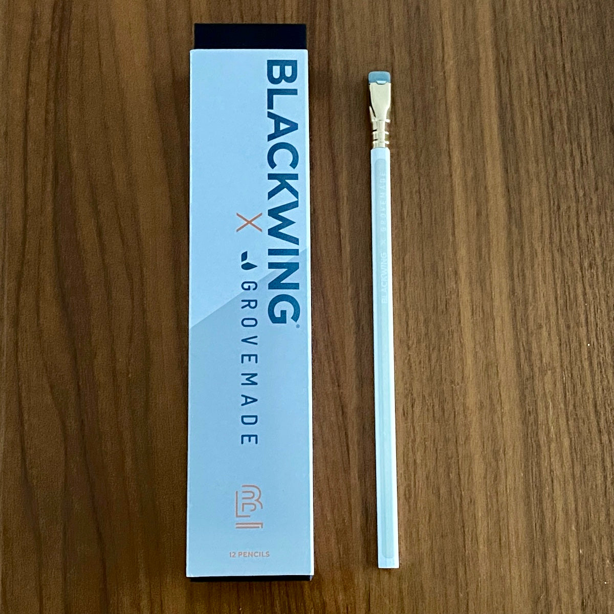 Lápiz Blackwing x Grovemade Blanco + caja original (1 lápiz)