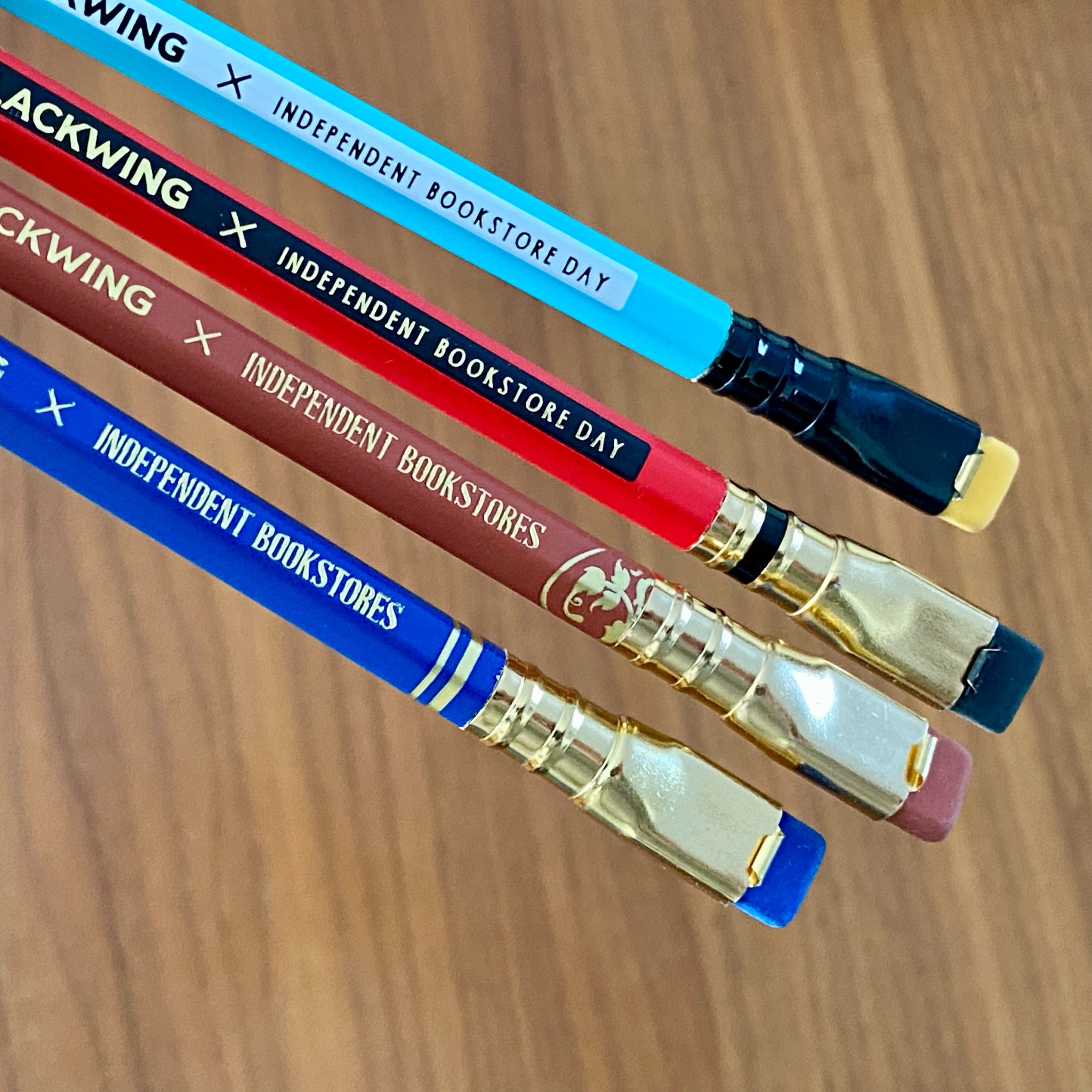 Lápices BLackwing x Independent Bookstore Day 2021-2024 (4 lápices)