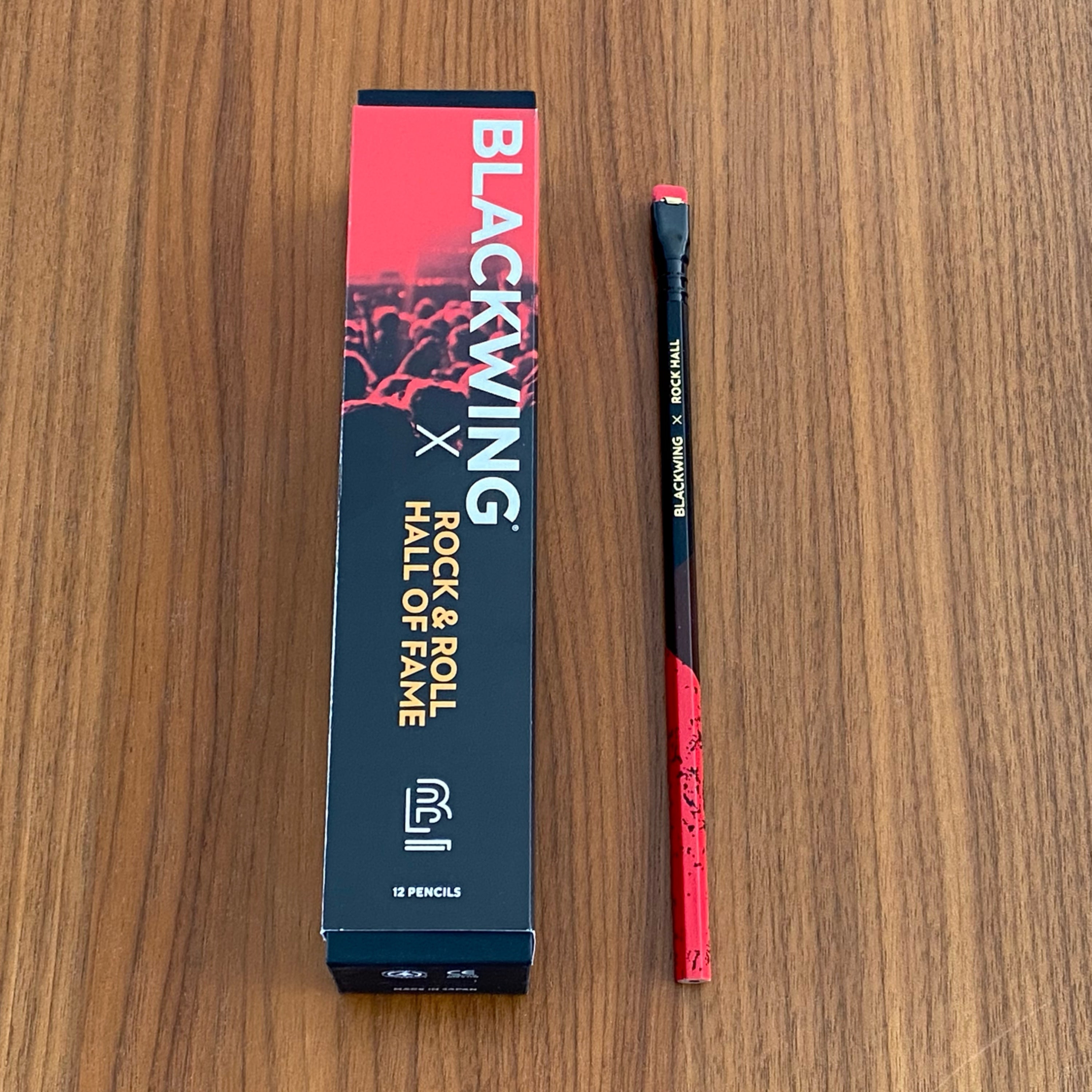 Lápiz Blackwing x Rock Hall 2021 + caja original (1 lápiz)