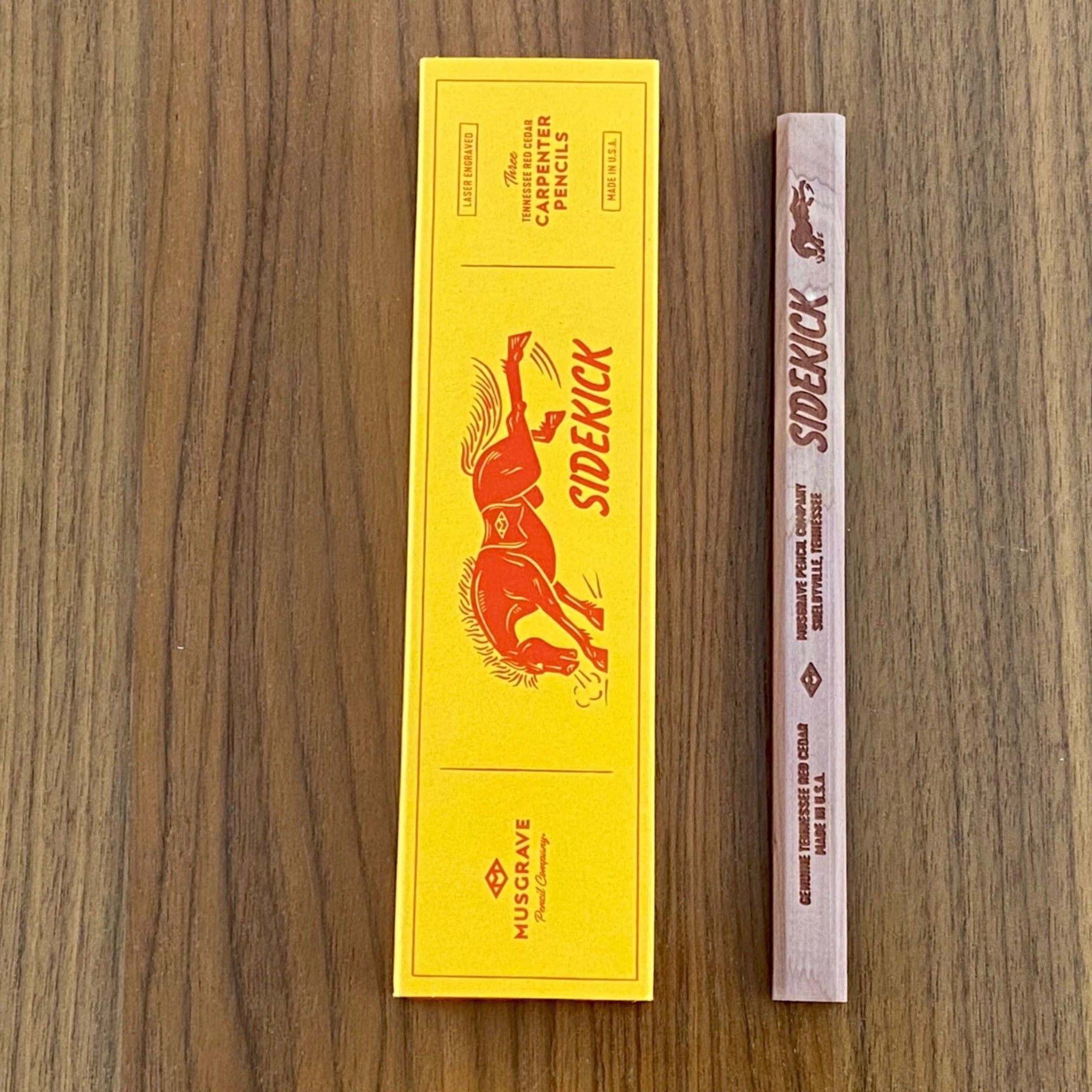 Lápiz Musgrave Sidekick carpintero + caja original (1 lápiz)