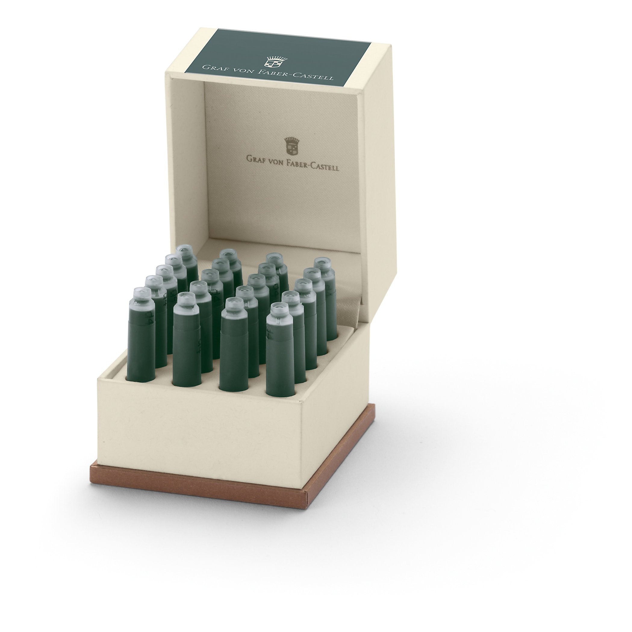 Estuche 20 cartuchos Tinta. Verde Océano. Graf Von Faber-Castell - Black Sheep Handmade