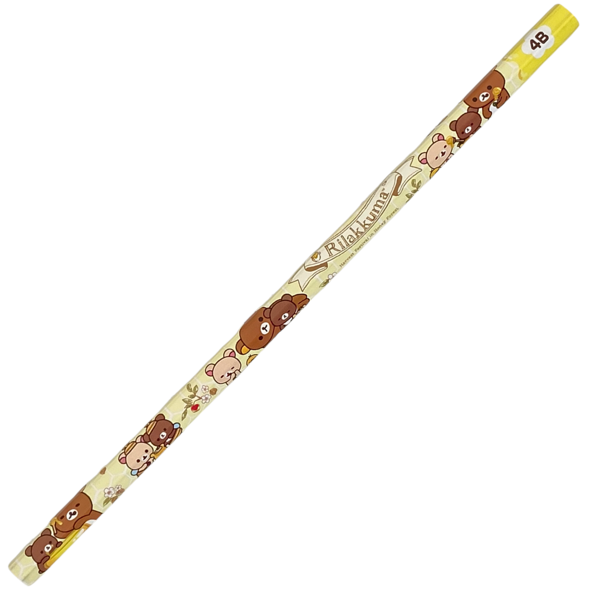 Lápiz Rilakkuma. 4B (2 lápices). Mitsubishi