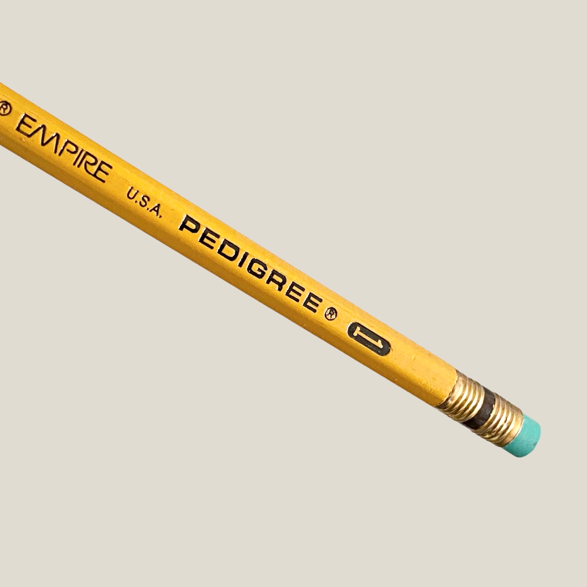Lápiz Pedigree 1. Vintage. Empire Pencil Company