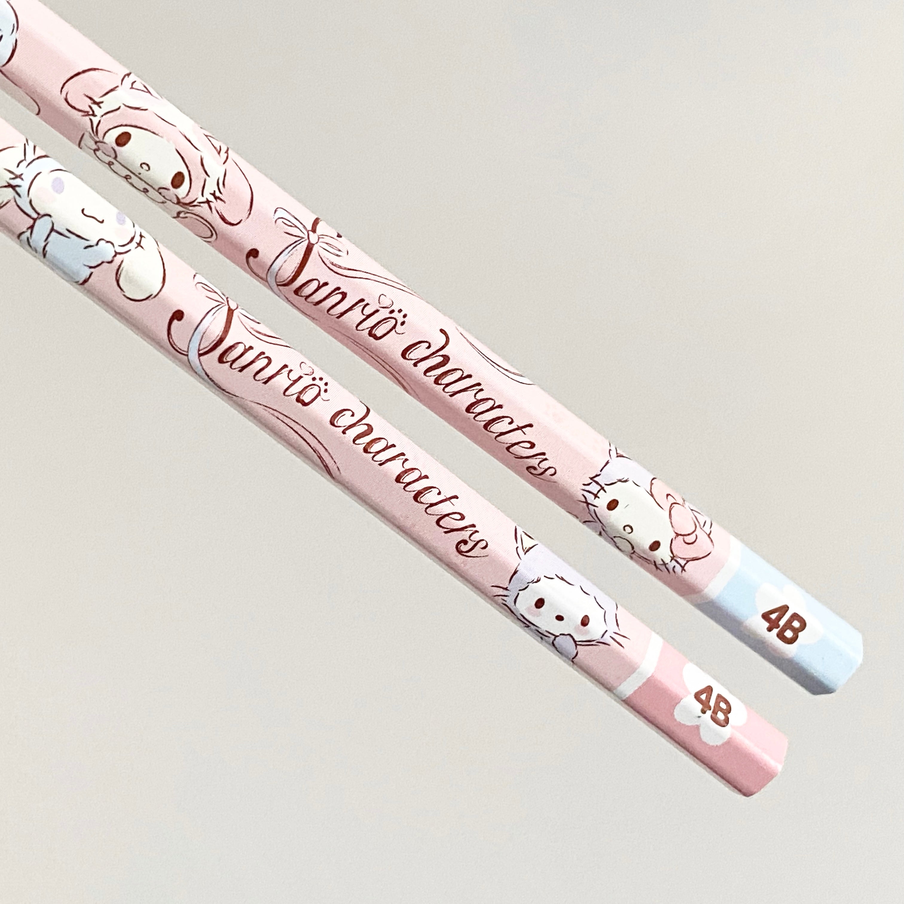 Lápiz Sanrio Characters. 4B (2 lápices). Mitsubishi
