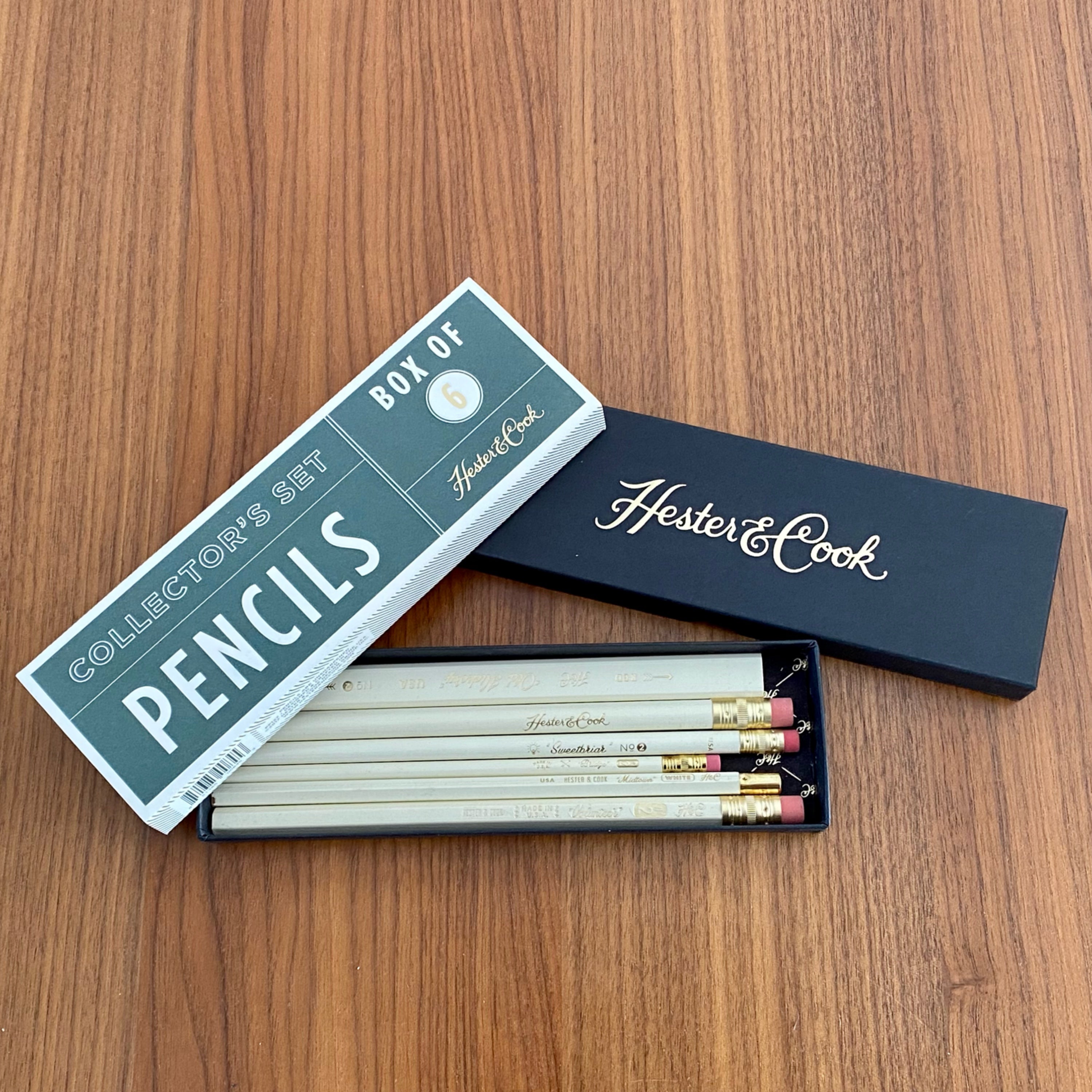 Set de lápices Coleccionista. Hester & Cook.