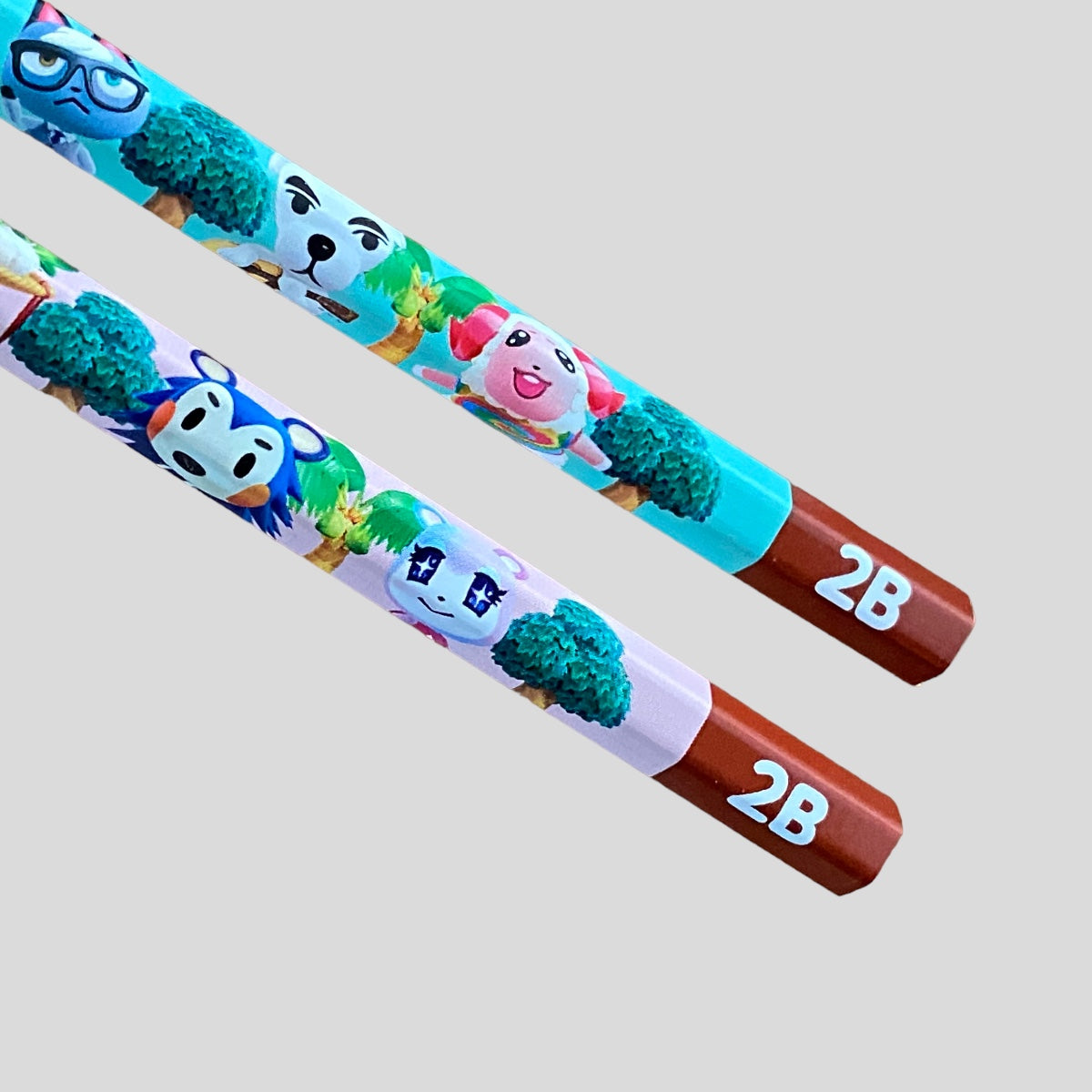 Lápiz Animal Crossing. 2B (2 lápices). Mitsubishi