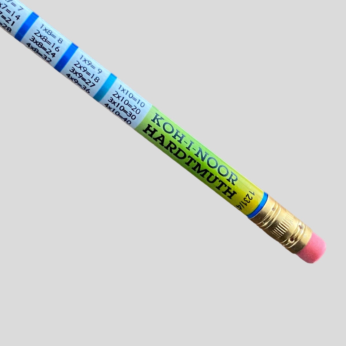 Lápiz 1231 Tabla de Multiplicar. HB. Koh-I-Noor
