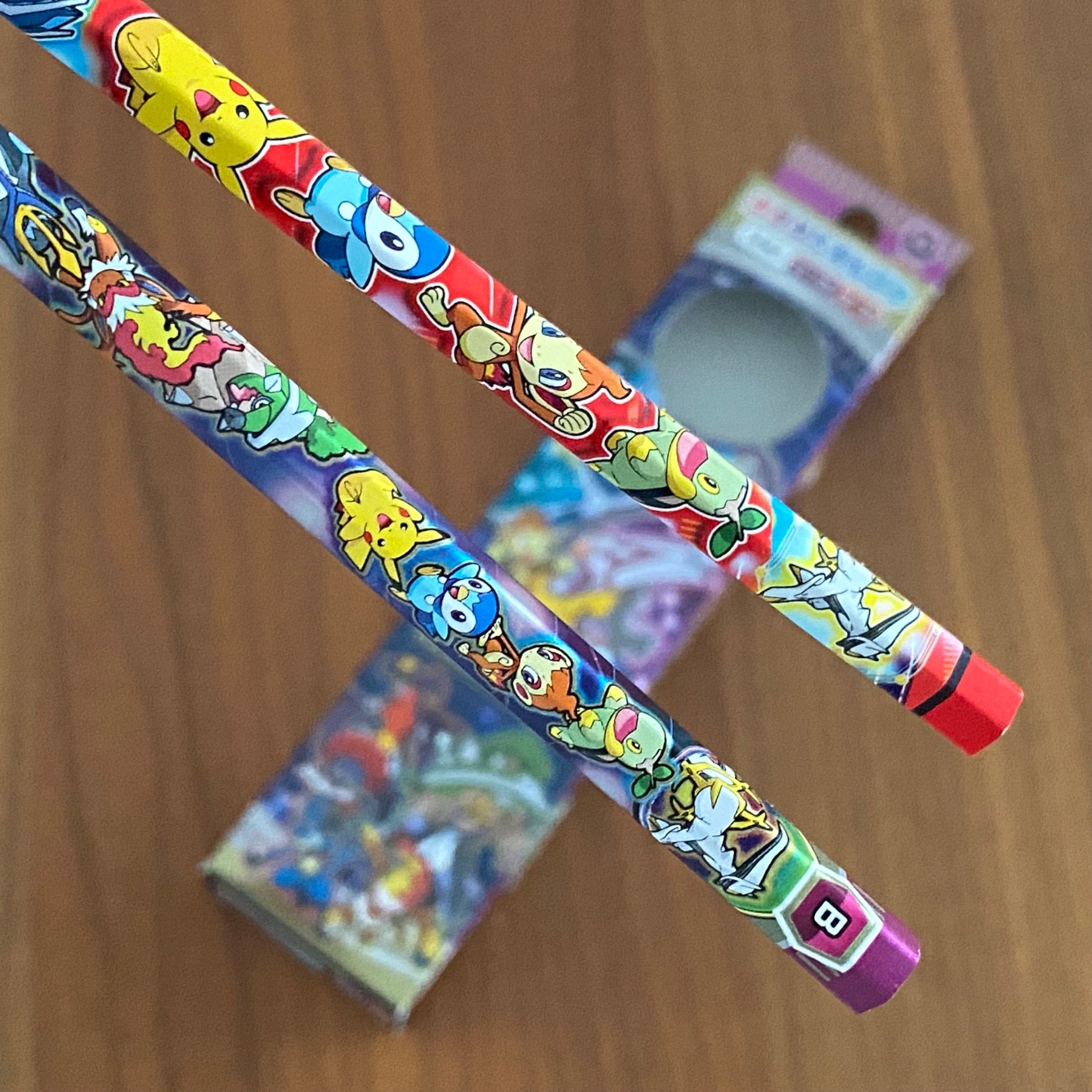 Lápices Showa Note Pokemon + caja original (2 lápices)