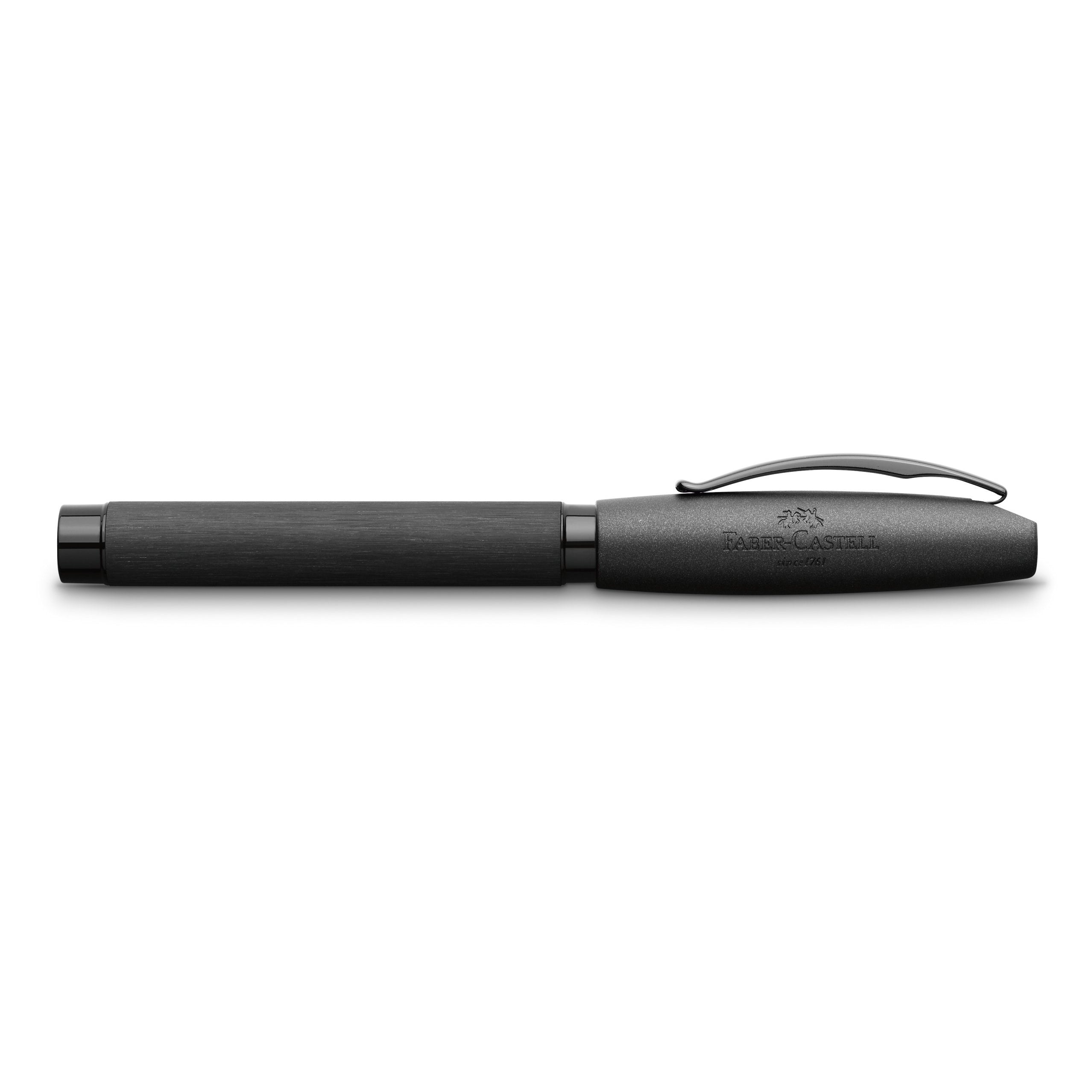 Pluma Essentio Aluminio Negro M. Faber-Castell