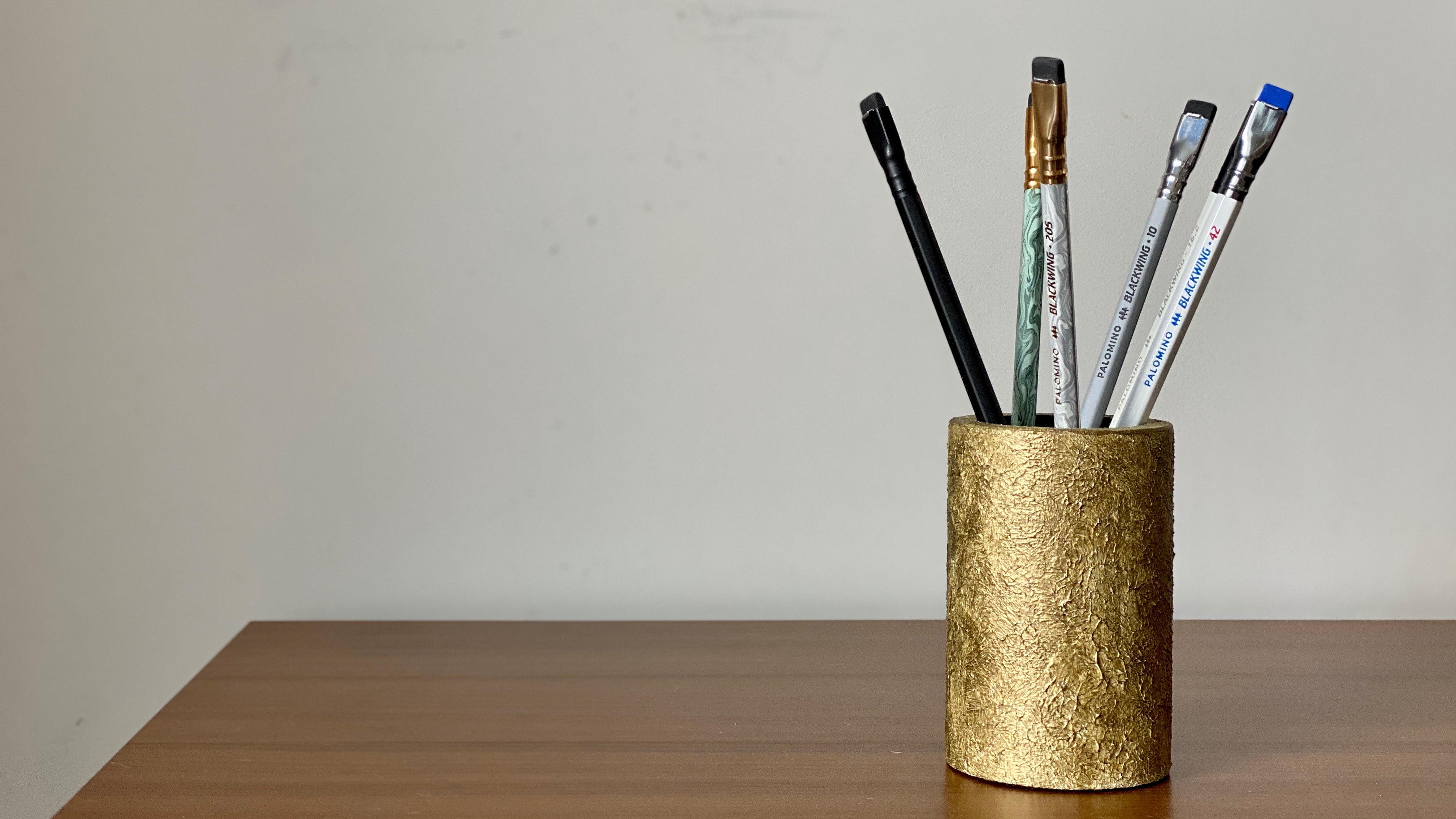 Bote para lápices. Colección Metal Antiguo. Black Sheep Handmade