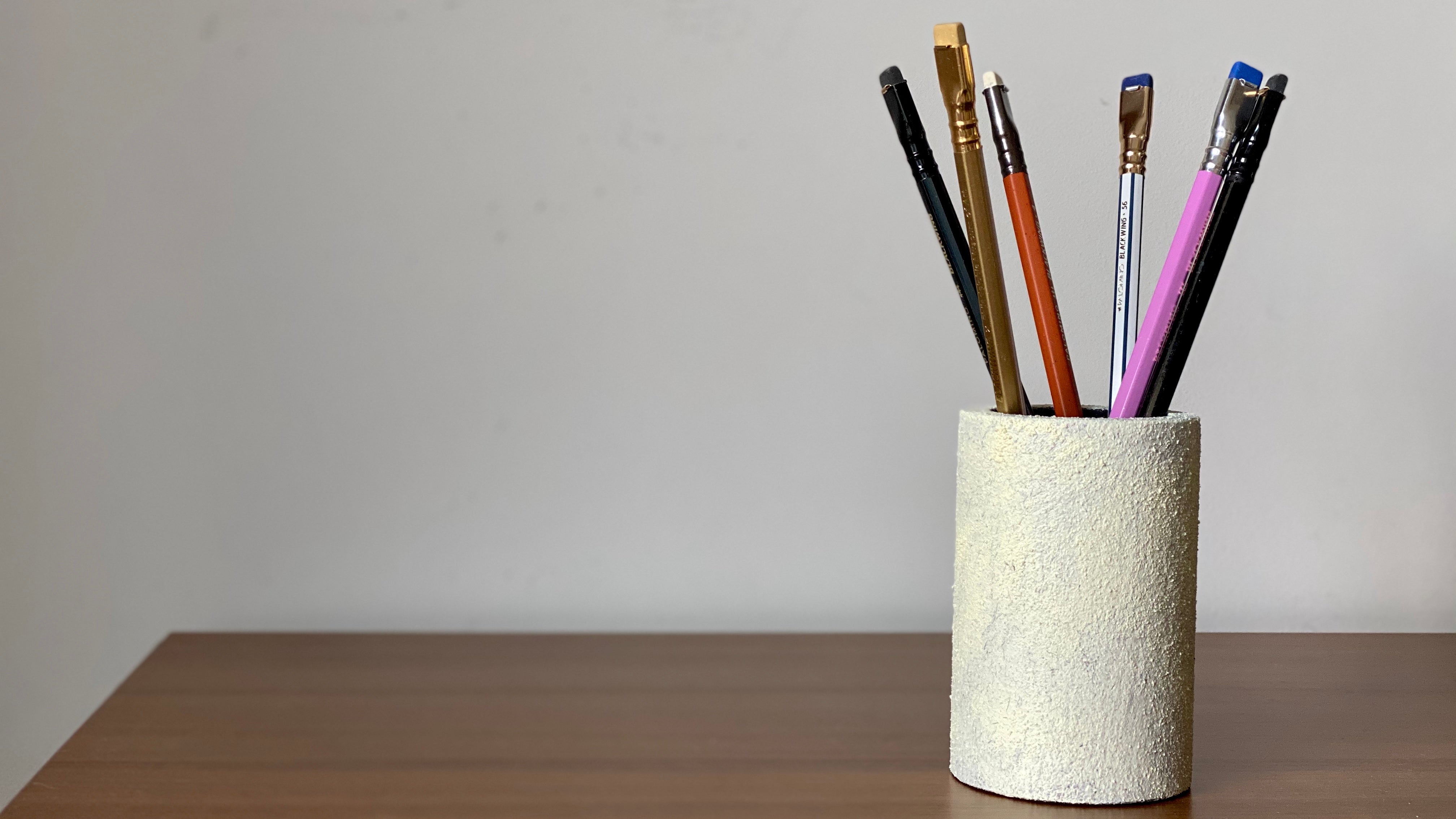 Bote para lápices. Colección Arena. Black Sheep Handmade