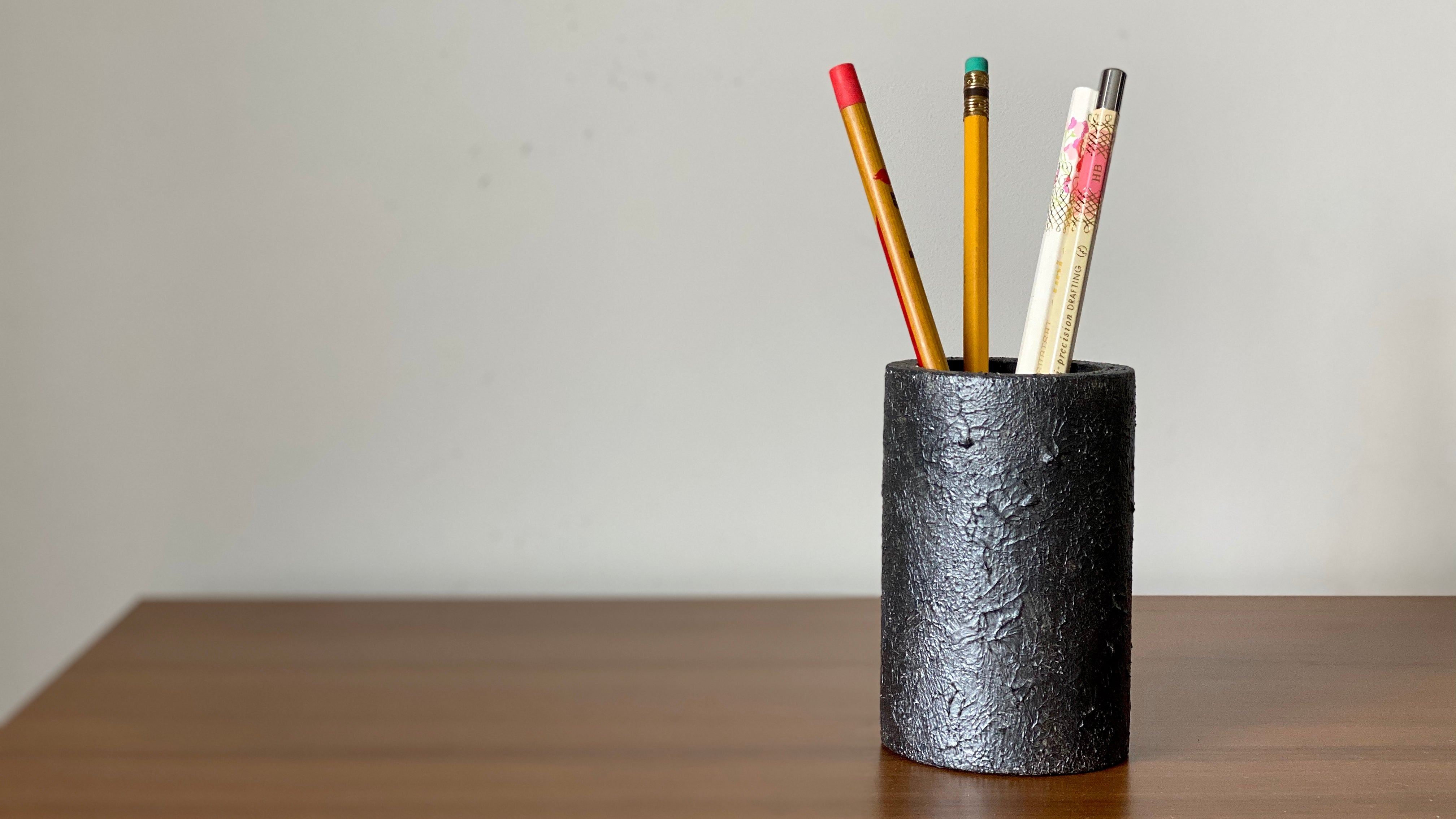 Bote para lápices. Colección Metal Antiguo. Black Sheep Handmade