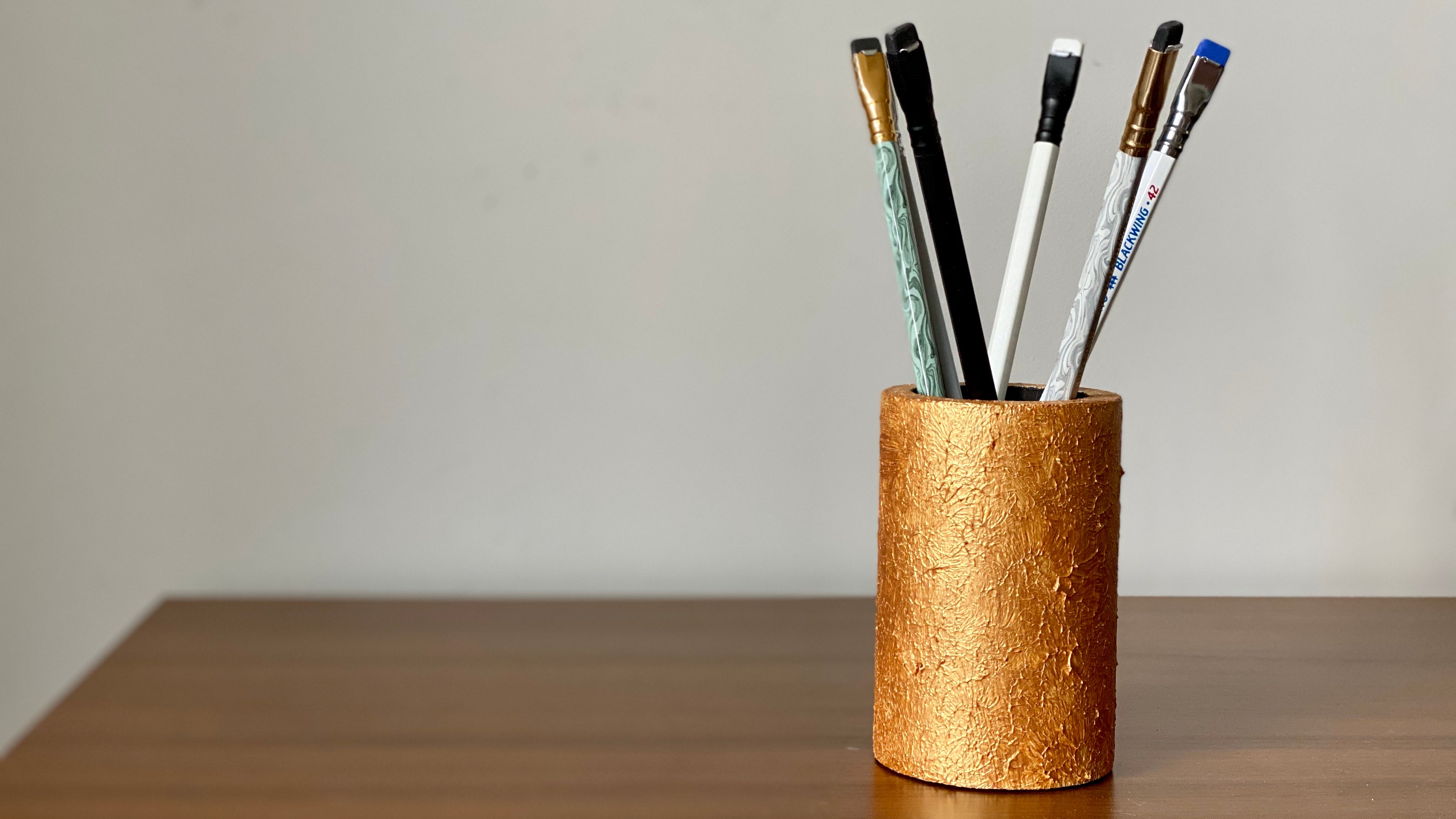 Bote para lápices. Colección Metal Antiguo. Black Sheep Handmade