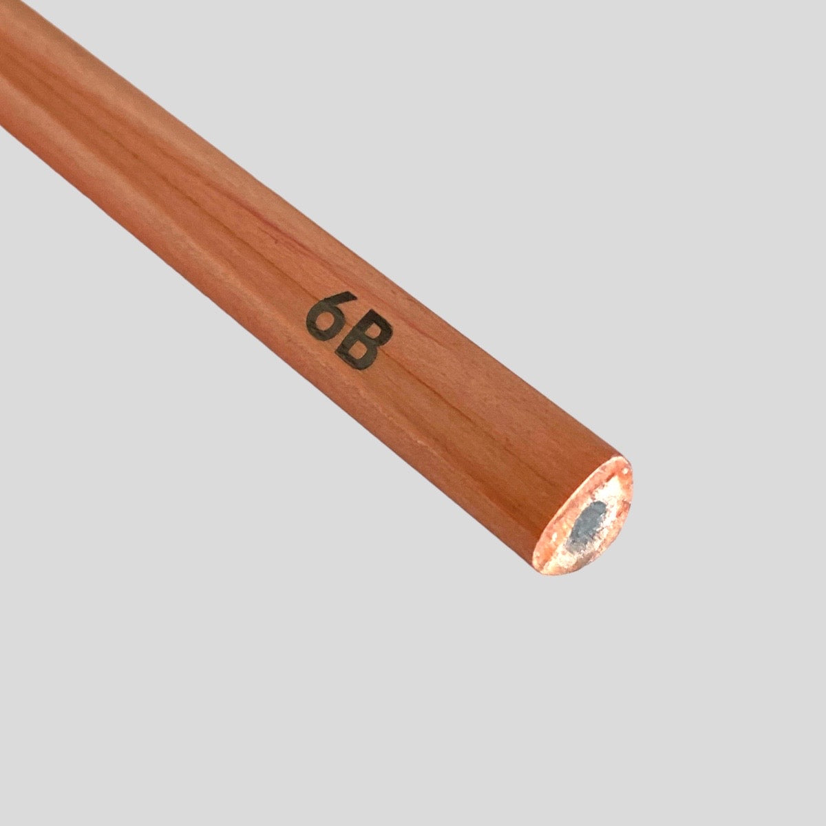 Lápiz Natural. Triangular. 6B. Kita-Boshi