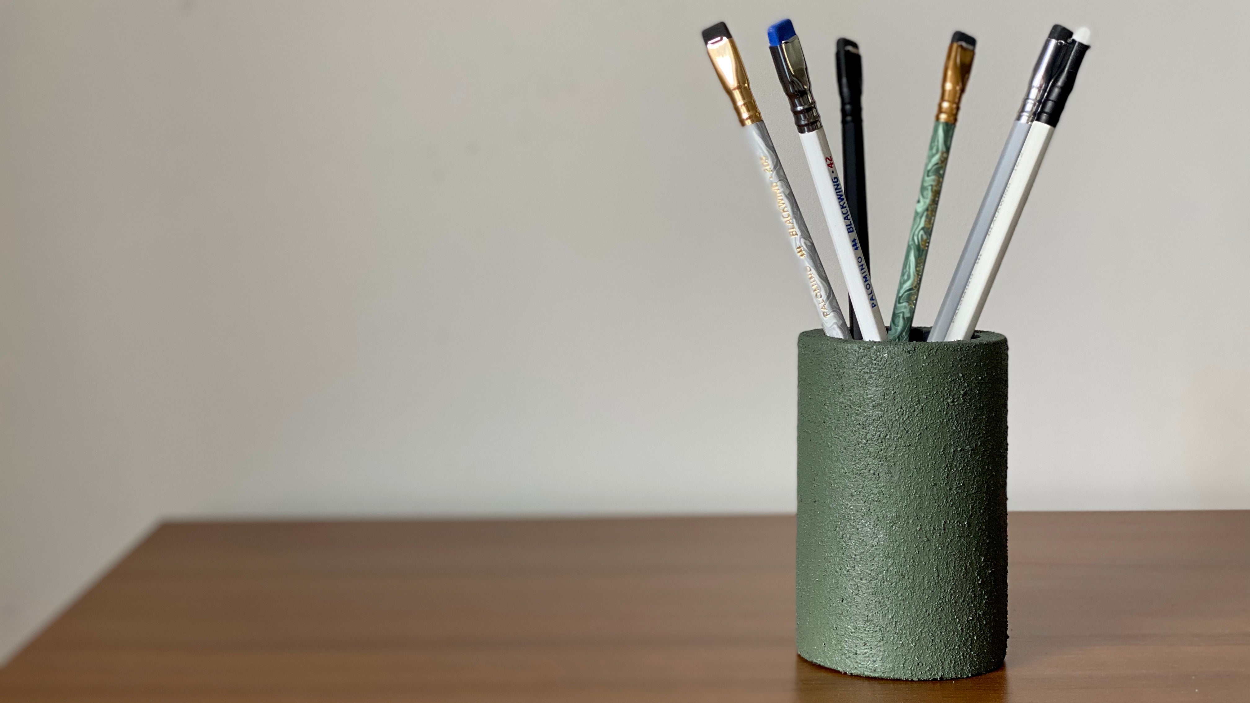 Bote para lápices. Colección Arena. Black Sheep Handmade