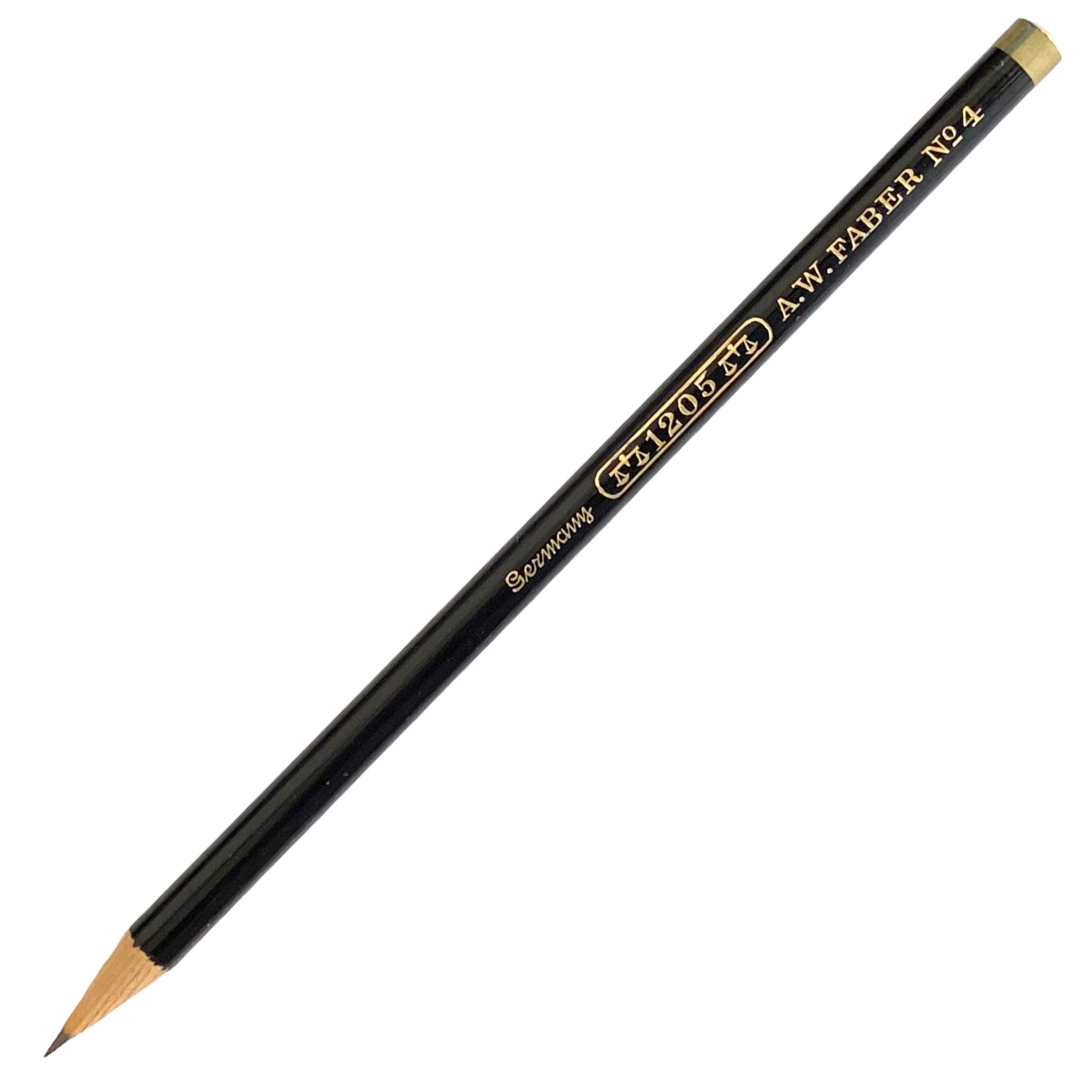 Lápiz A.W. Faber 1205. nº4. Vintage. Feber-Castell