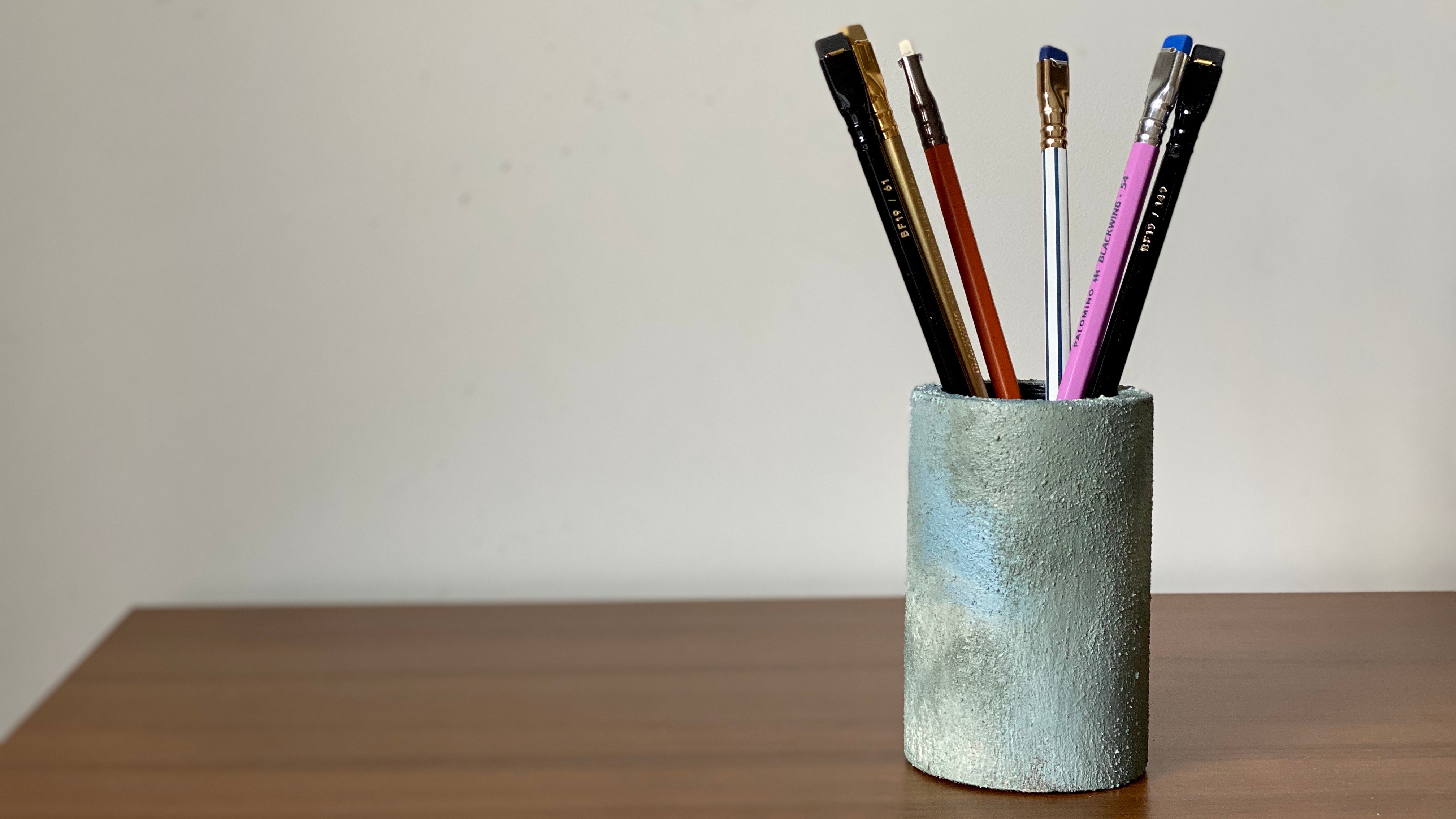 Bote para lápices. Colección Arena. Black Sheep Handmade