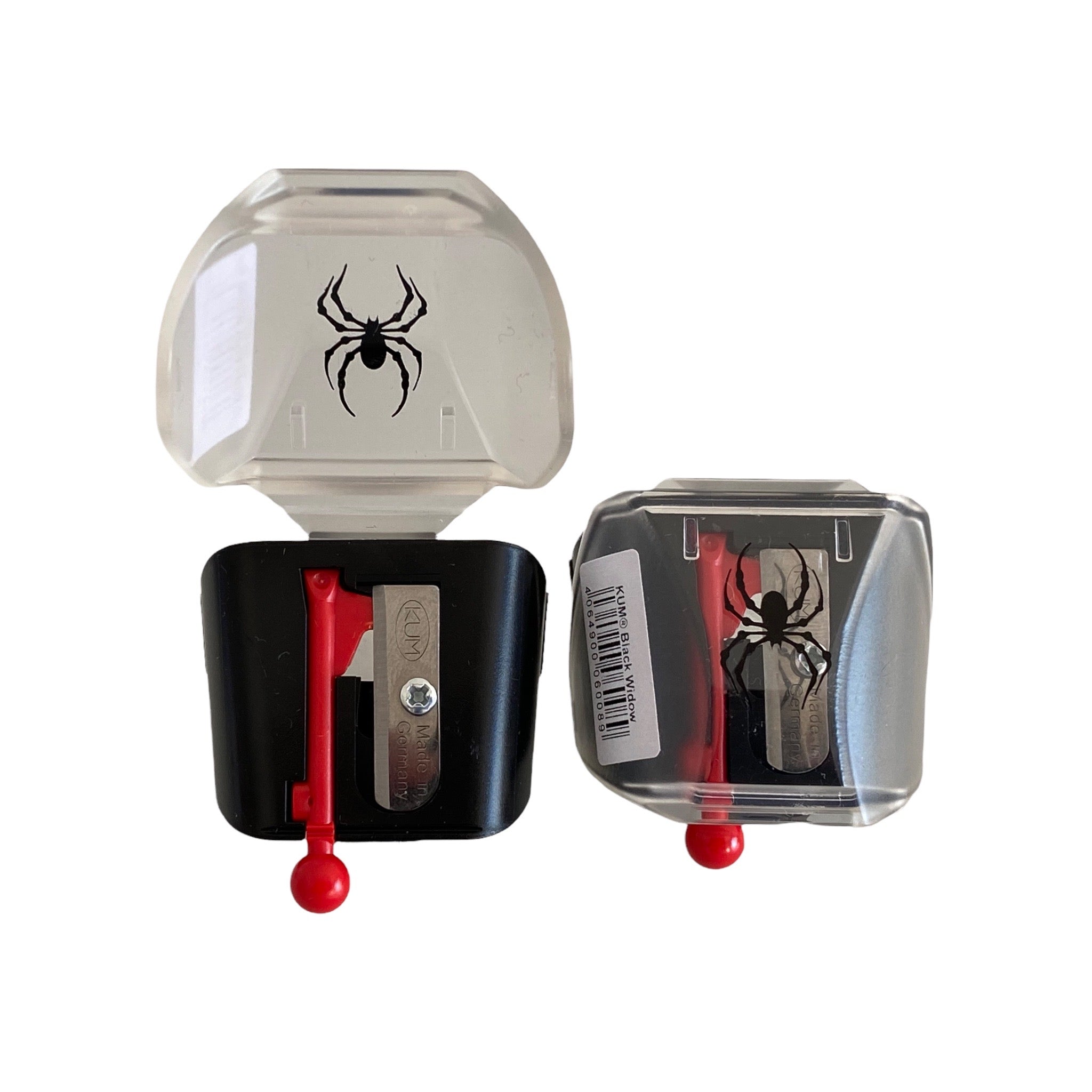 Sacapuntas Black Widow. Kum