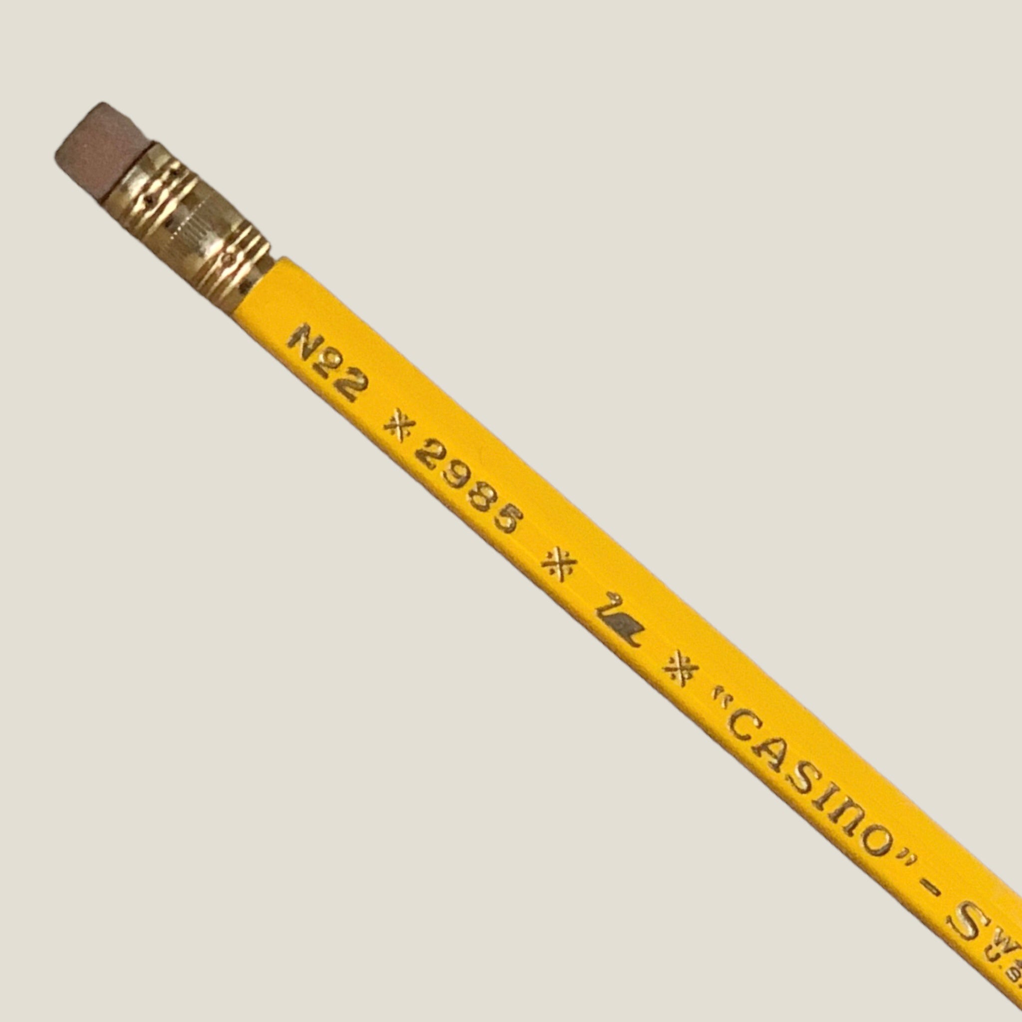 Lápiz Casino 2985 Nº2. Vintage. Schwan Bleistift Fabrik