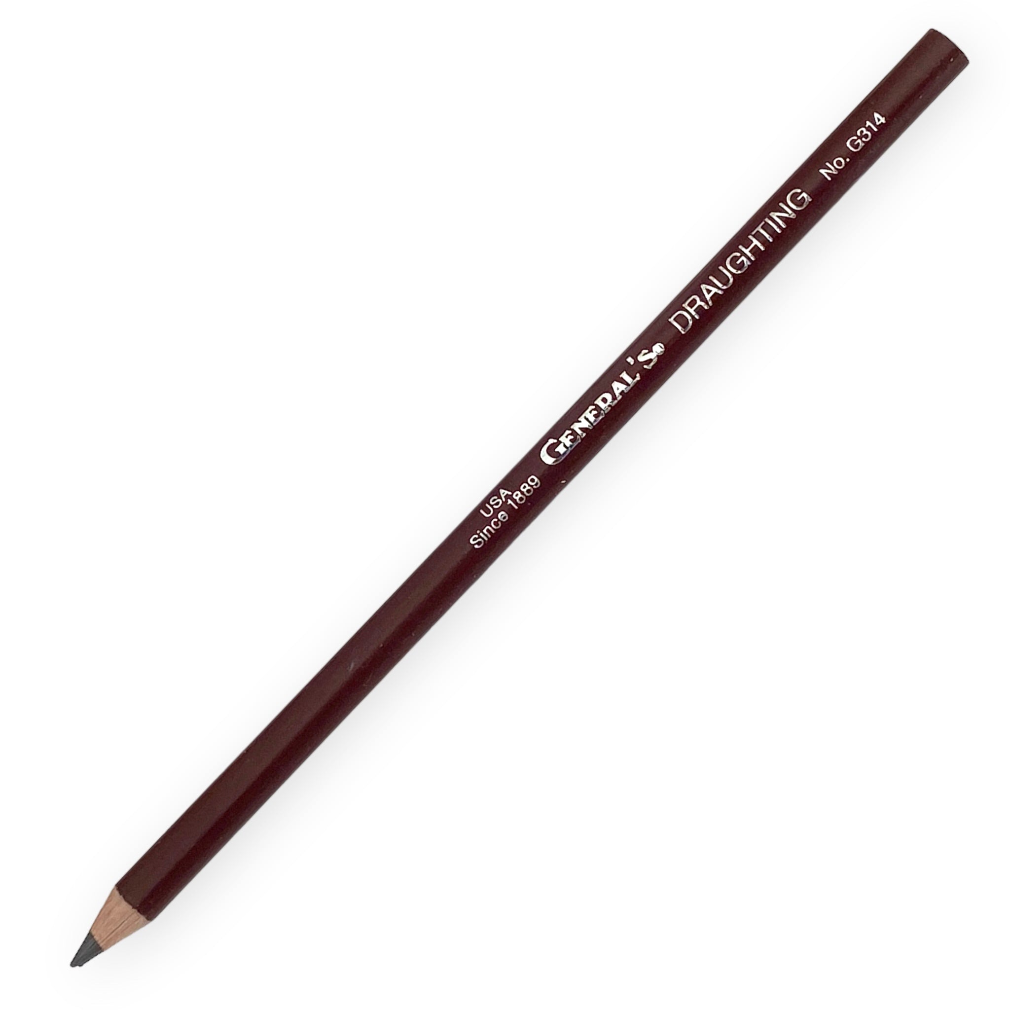 Lápiz Draughting G314. 2B. General Pencil Company