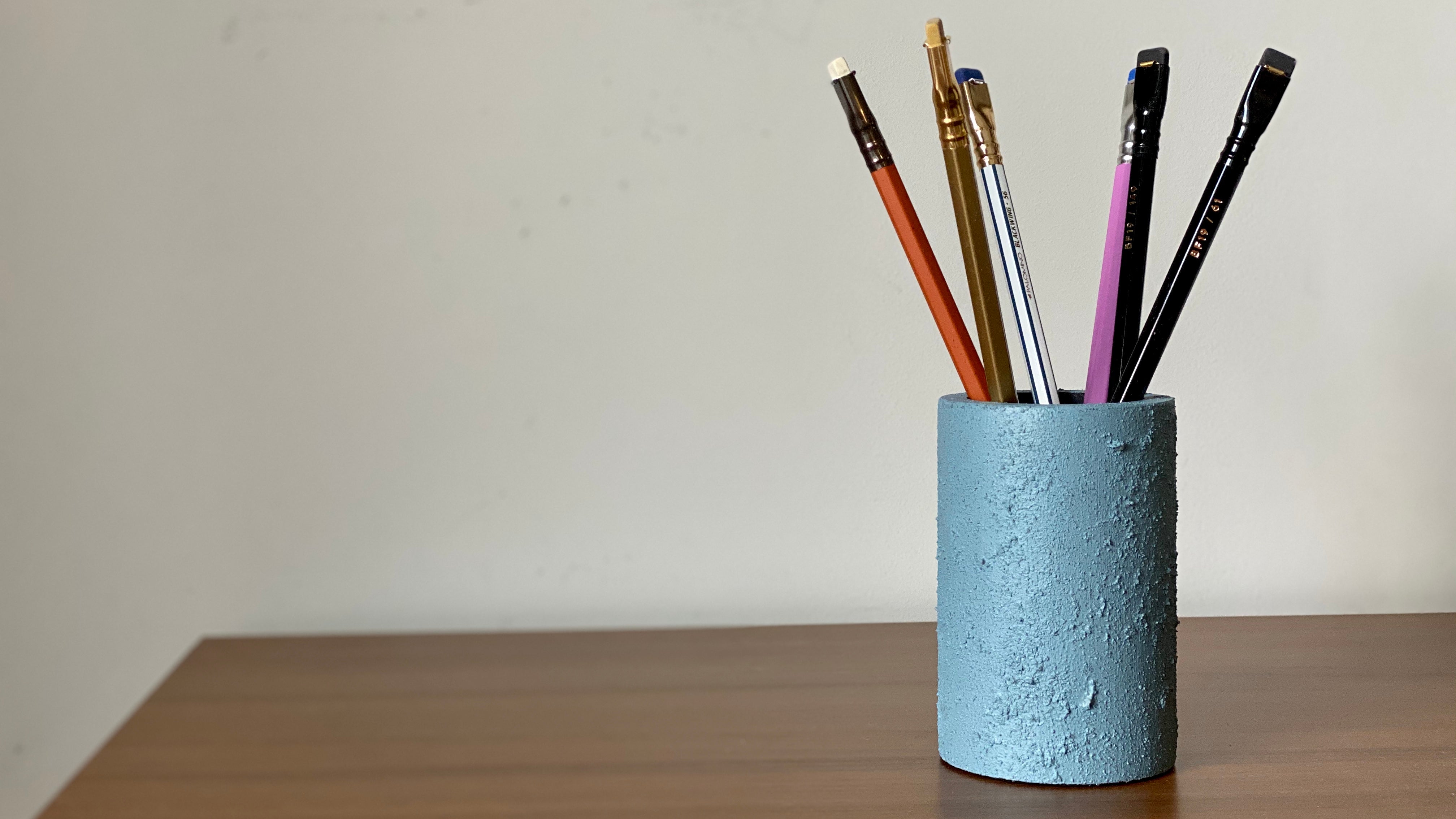 Bote para lápices. Colección Arena. Black Sheep Handmade