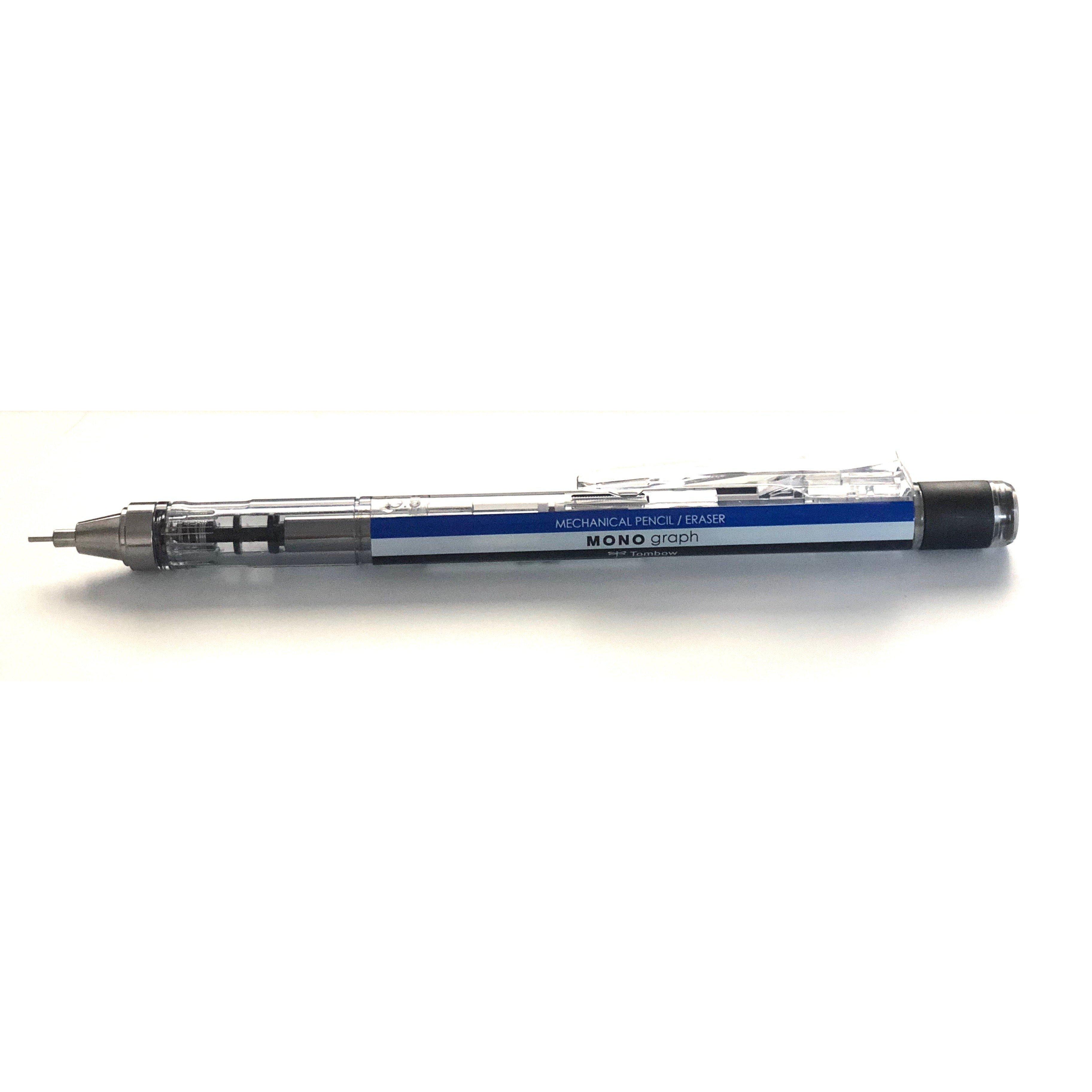 Portaminas Mono GRAPH. Negro/Blanco/Azul. Tombow - Black Sheep Handmade