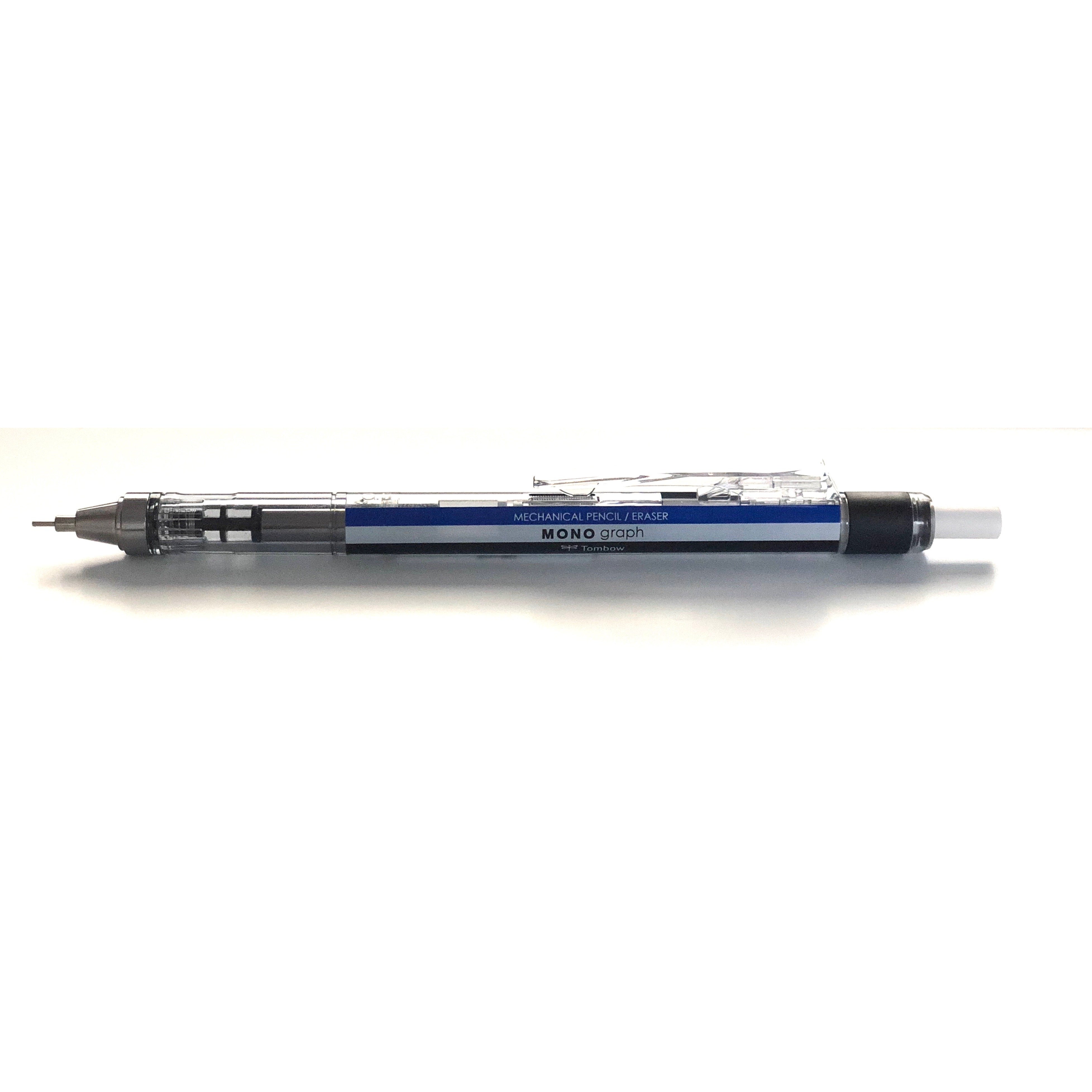 Portaminas Mono GRAPH. Negro/Blanco/Azul. Tombow - Black Sheep Handmade