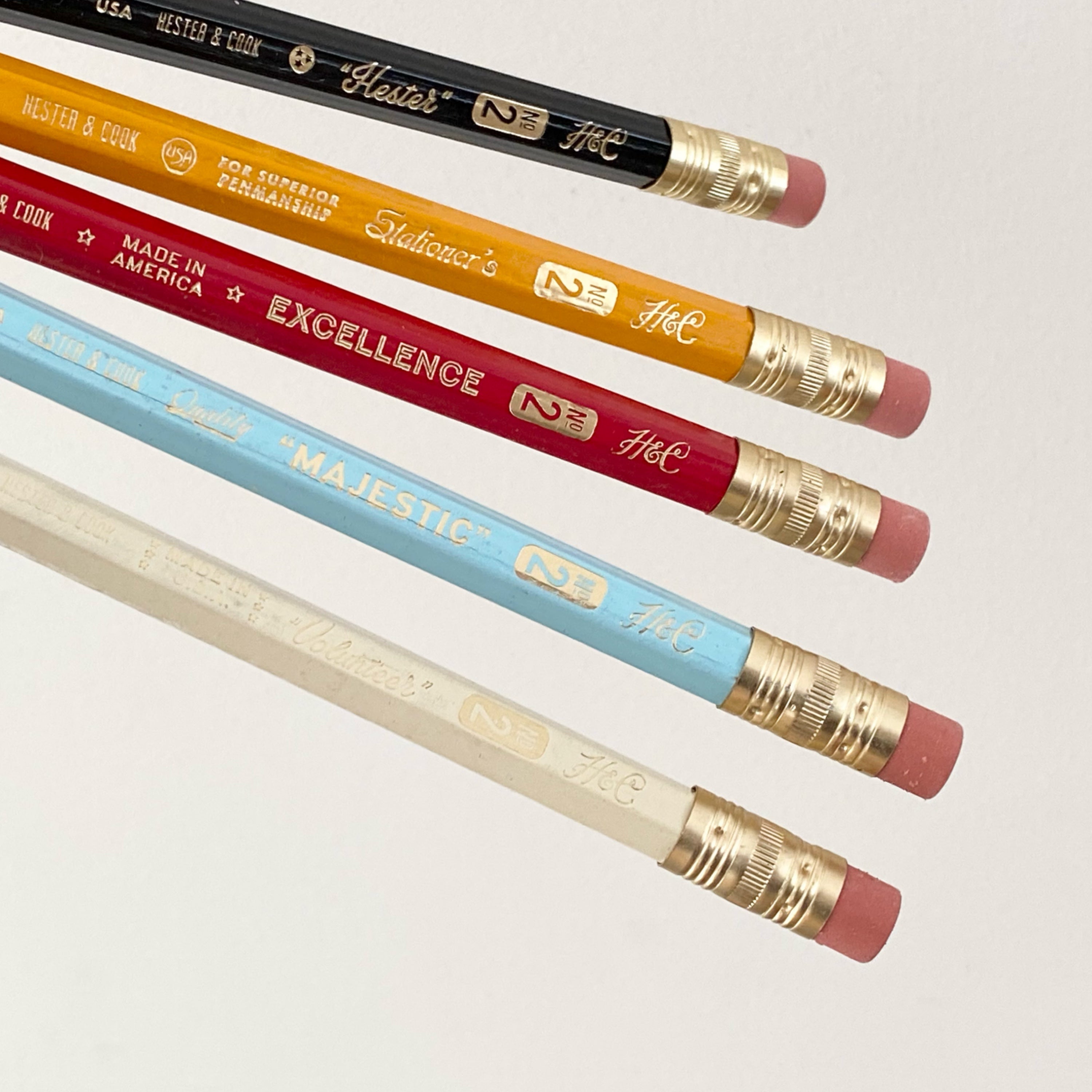 Set Lápices Jumbo Vintage. Hester & Cook