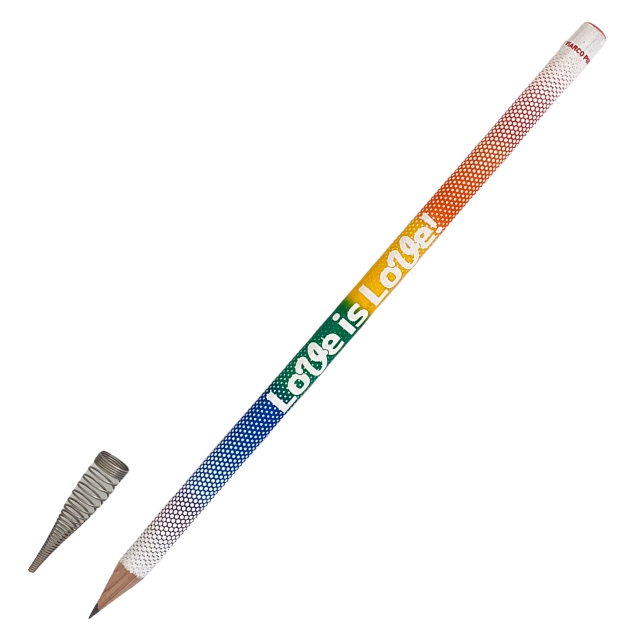 Lápiz Love is Love. Viarco