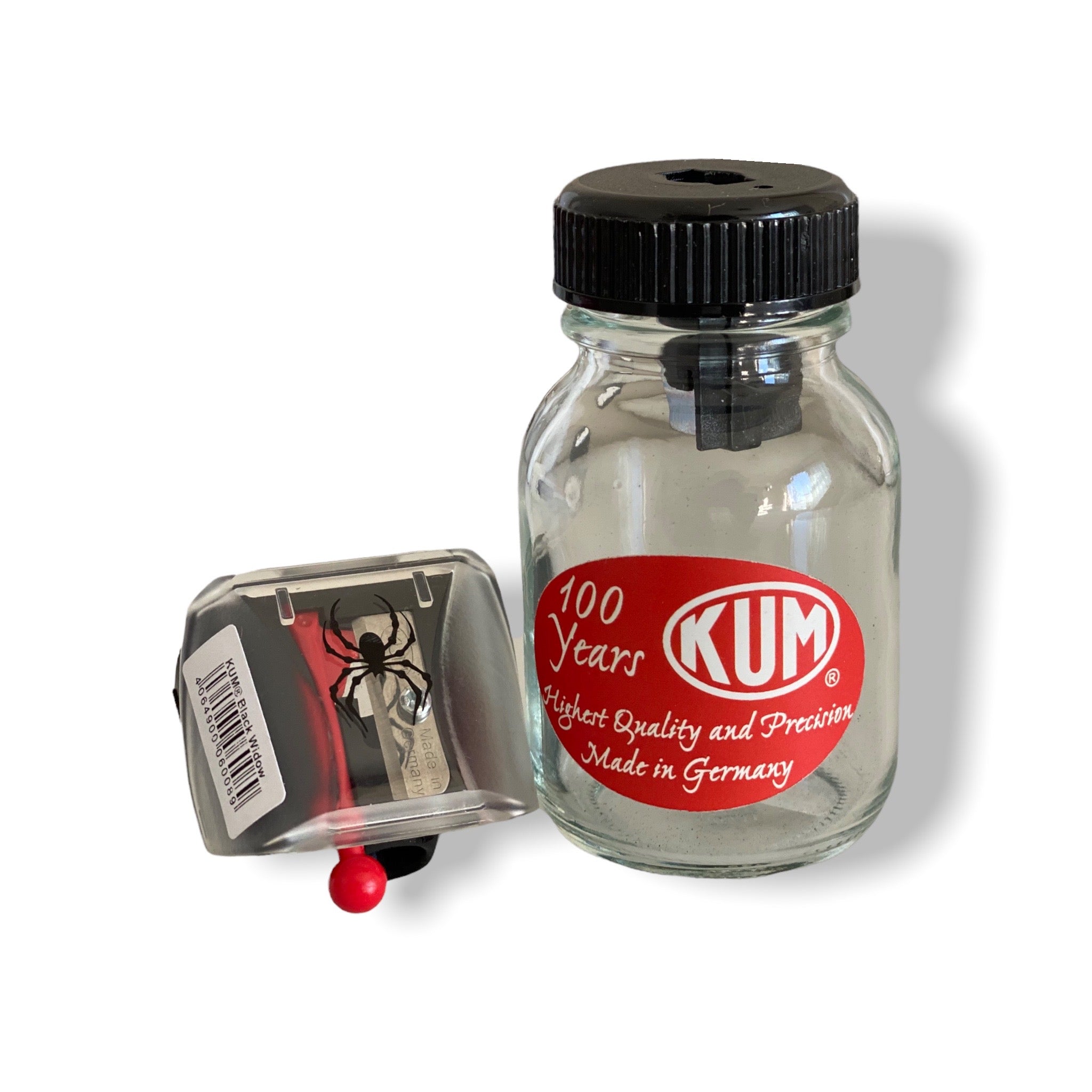 Sacapuntas Black Widow. Kum