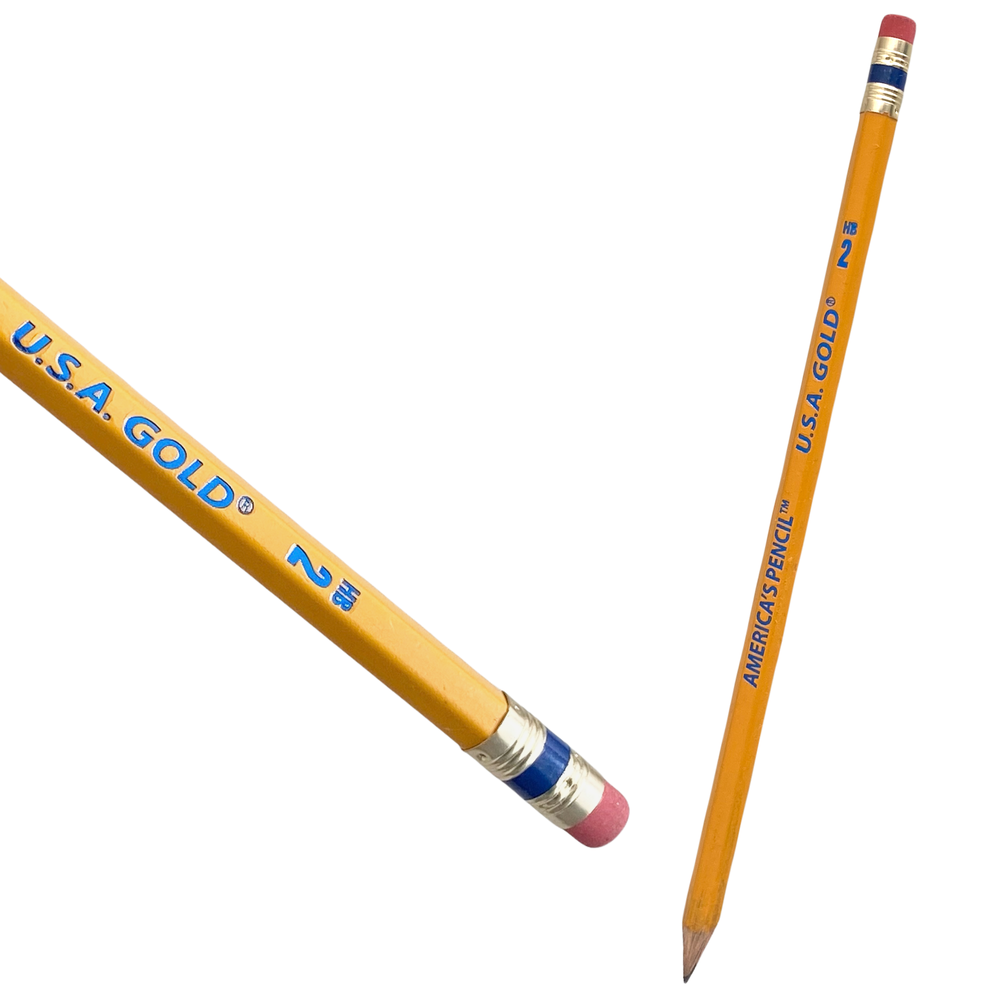 Lápiz USA Gold. HB. RoseArt